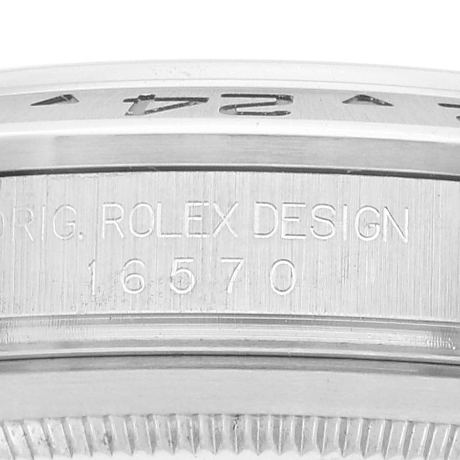 Rolex Explorer II 40mm White Polar Dial Steel Mens Watch 16570