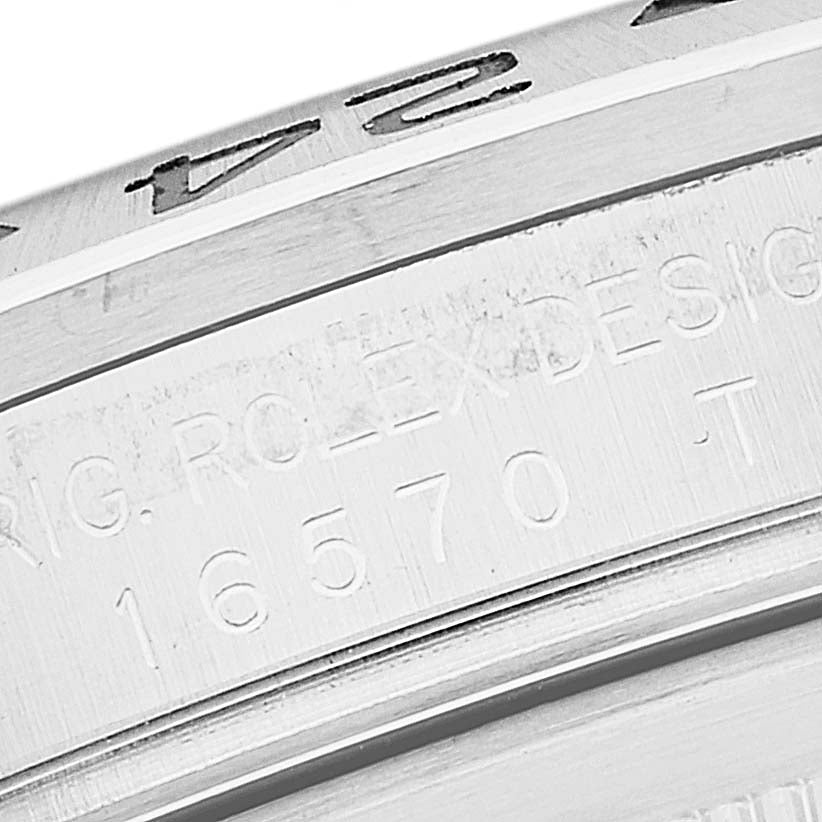 Rolex Explorer II 40mm White Polar Dial Steel Mens Watch 16570 Box Papers
