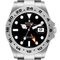 Rolex Explorer II 42 Black Dial Orange Hand Mens Watch 216570