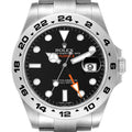 Rolex Explorer II 42 Black Dial Orange Hand Steel Watch 216570