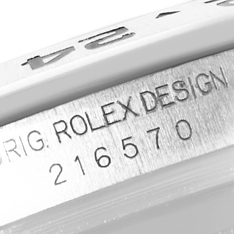 Rolex Explorer II 42 Black Dial Orange Hand Steel Watch 216570 Box Card