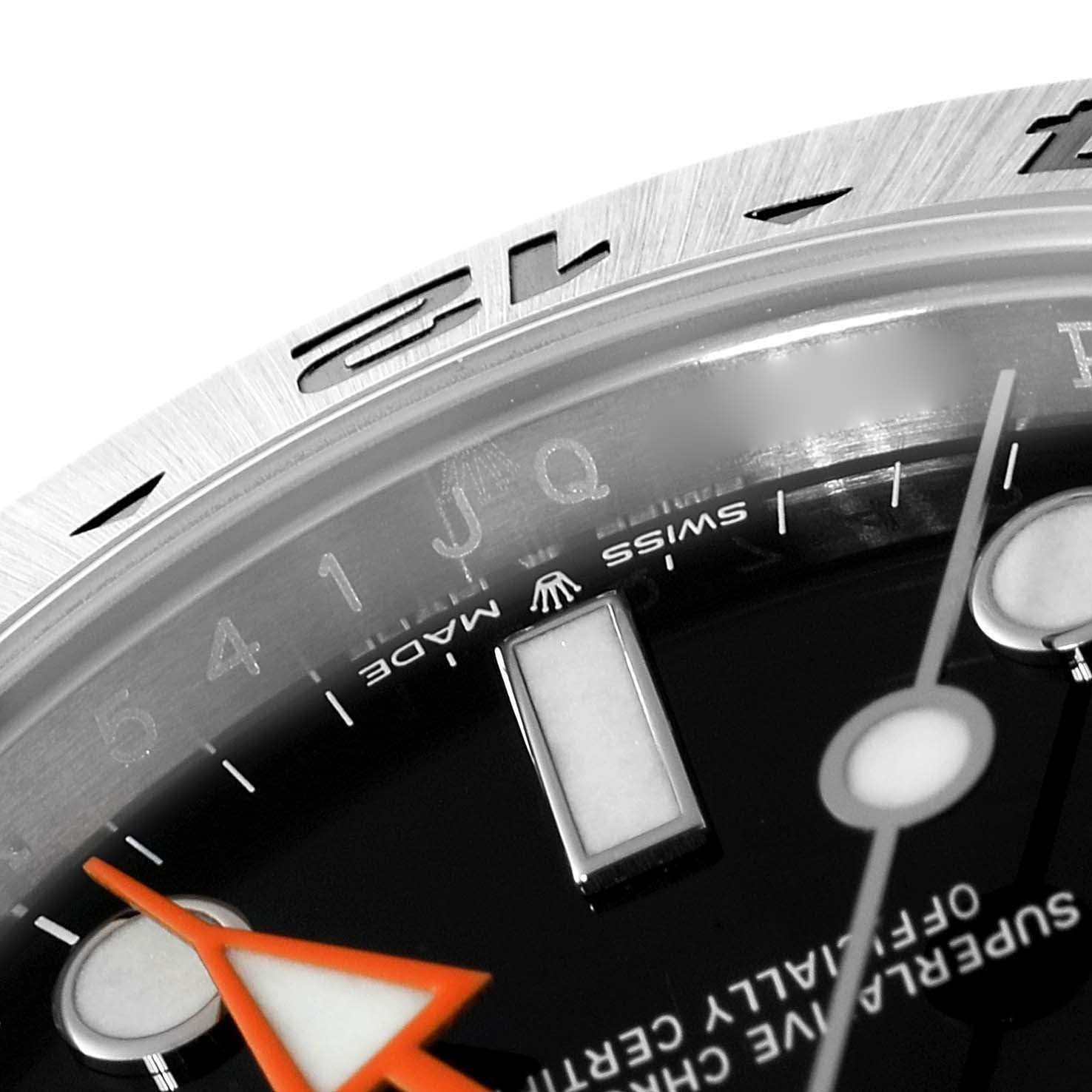 Rolex Explorer II 42 Black Dial Orange Hand Steel Watch 226570 Unworn