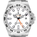 Rolex Explorer II 42 White Polar Dial Orange Hand Steel Mens Watch 216570