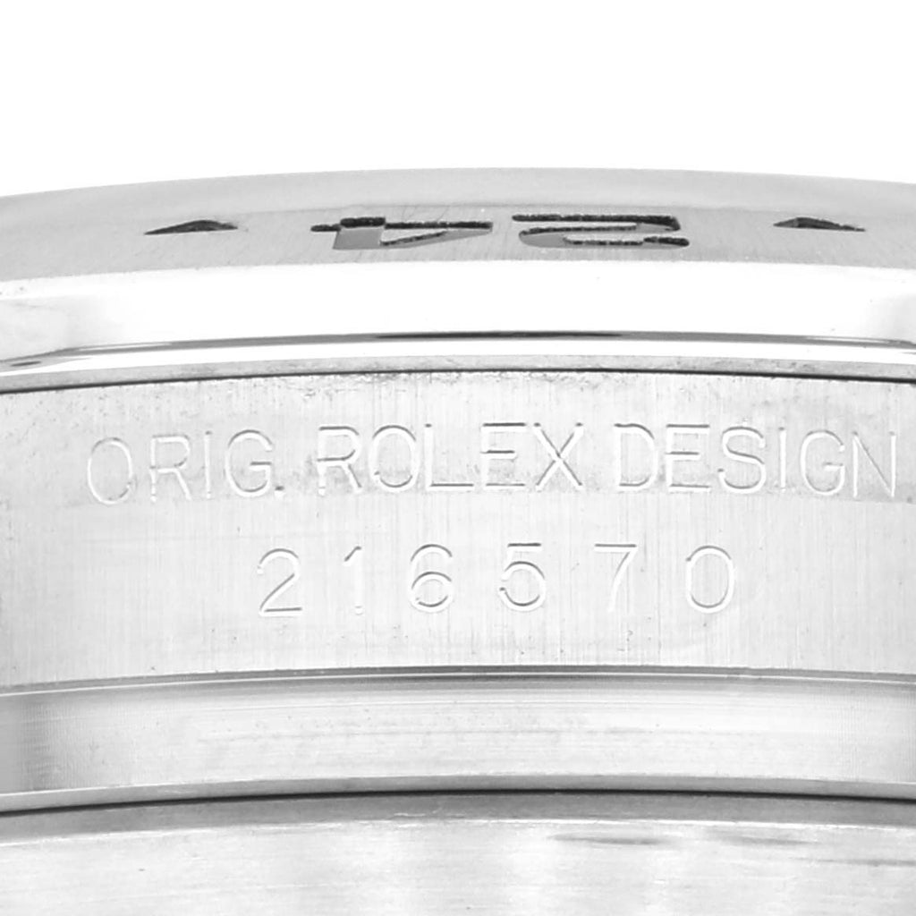Rolex Explorer II 42 White Dial Orange Hand Steel Mens Watch 216570