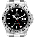 Rolex Explorer II Black Dial Automatic Steel Mens Watch 16570 Box Service Card