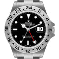 Rolex Explorer II Black Dial Parachrom Hairsprin Mens Watch 16570 Box Card
