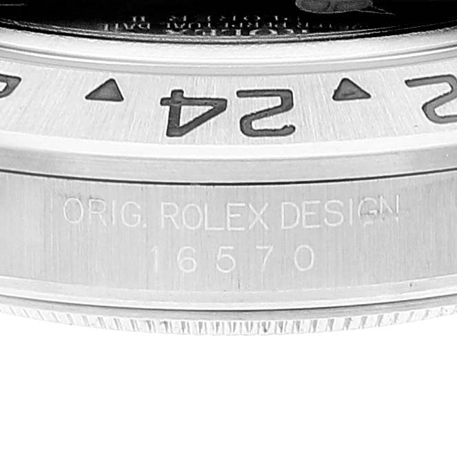 Rolex Explorer II Black Dial Mens Watch 16570 Box Papers