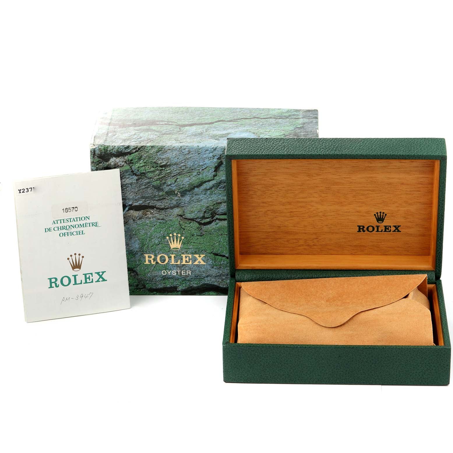 Rolex Explorer II Black Dial Mens Watch 16570 Box Papers