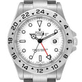 Rolex Explorer II White Polar Dial Parachrom Hairspring Steel Mens Watch 16570 Box Card