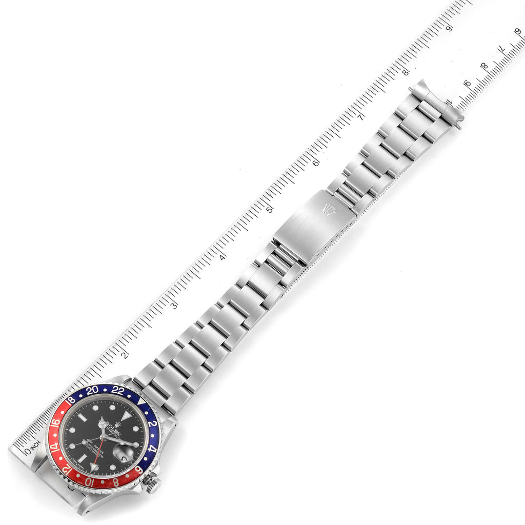 Rolex GMT Master 40mm Blue Red Pepsi Bezel Mens Watch 16700 Box Papers