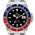 Rolex GMT Master 40mm Blue Red Pepsi Bezel Steel Watch 16700 Box Service Card