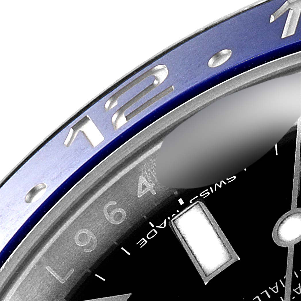 Rolex GMT Master II Batman Blue Black Ceramic Bezel Steel Watch 116710