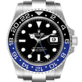 Rolex GMT Master II Batman Blue Black Ceramic Bezel Steel Watch 116710 BLNR Box Card