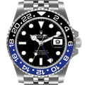 Rolex GMT Master II Black Blue Batgirl Jubilee Mens Watch 126710 Box Card
