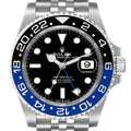 Rolex GMT Master II Black Blue Batman Batgirl Steel Mens Watch 126710 Unworn