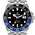 Rolex GMT Master II Black Blue Batgirl Jubilee Mens Watch 126710 BLNR Box Card