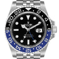 Rolex GMT Master II Black Blue Batman Batgirl Mens Watch 126710 Unworn