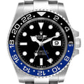 Rolex GMT Master II Black Blue Batman Steel Mens Watch 126710 BLNR Unworn