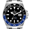 Rolex GMT Master II Black Blue Batman Steel Mens Watch 126710 Unworn