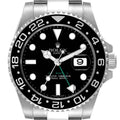 Rolex GMT Master II Black Dial Bezel Steel Mens Watch 116710 Box Card