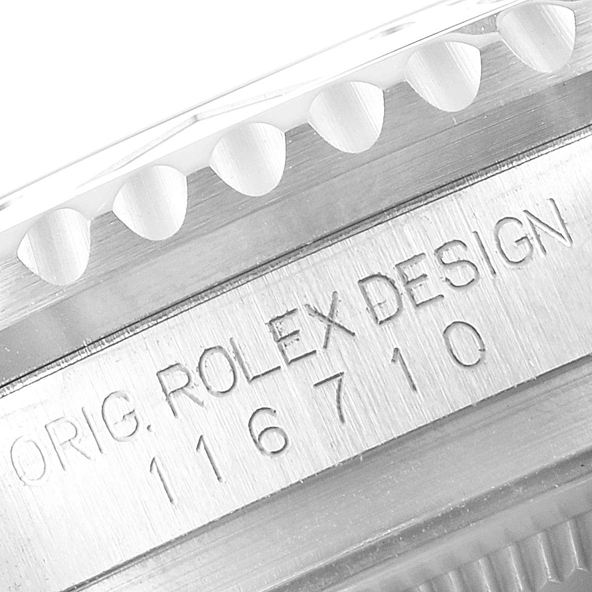 Rolex GMT Master II Black Dial Bezel Steel Mens Watch 116710 Box Card