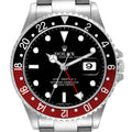 Rolex GMT Master II Black Red Coke Bezel Error Dial Mens Watch 16710 Box Papers