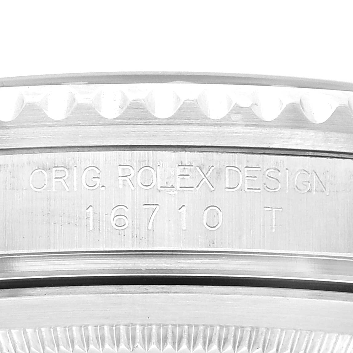 Rolex GMT Master II Black Red Coke Bezel Error Dial Steel Watch 16710 Box Papers