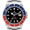 Rolex GMT Master II Error Dial Pepsi Bezel Mens Watch 16710 Box Papers
