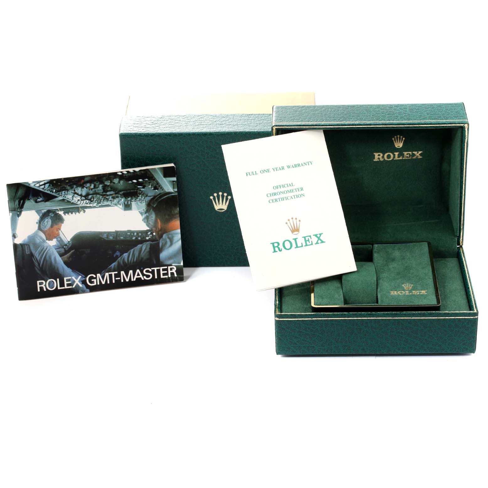 Rolex GMT Master II Fat Lady Vintage Coke Bezel Mens Watch 16760 Box Papers