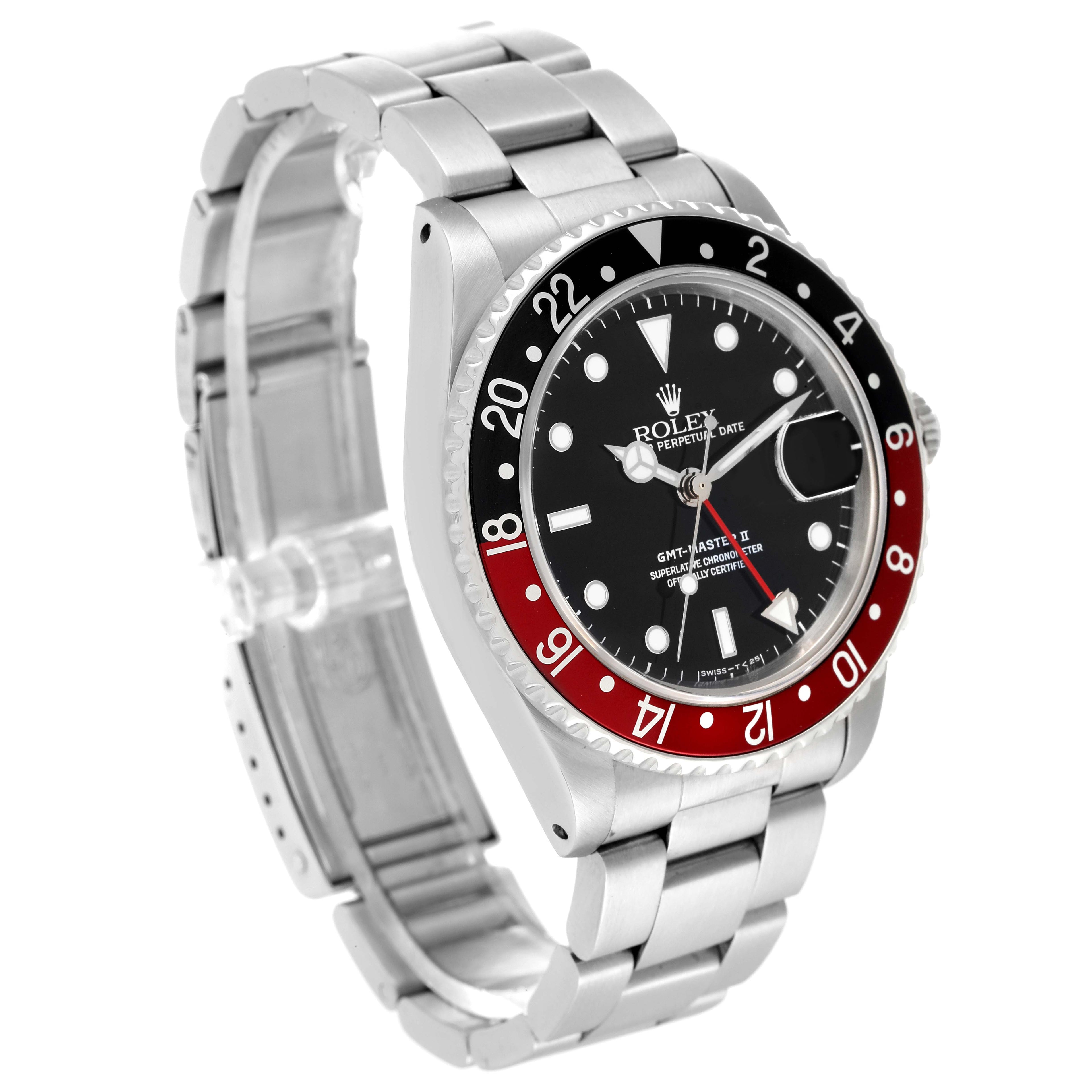 Rolex GMT Master II Fat Lady Vintage Coke Bezel Mens Watch 16760 Box Papers
