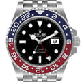 Rolex GMT Master II Pepsi Bezel Jubilee Steel Mens Watch 126710 BLRO Unworn
