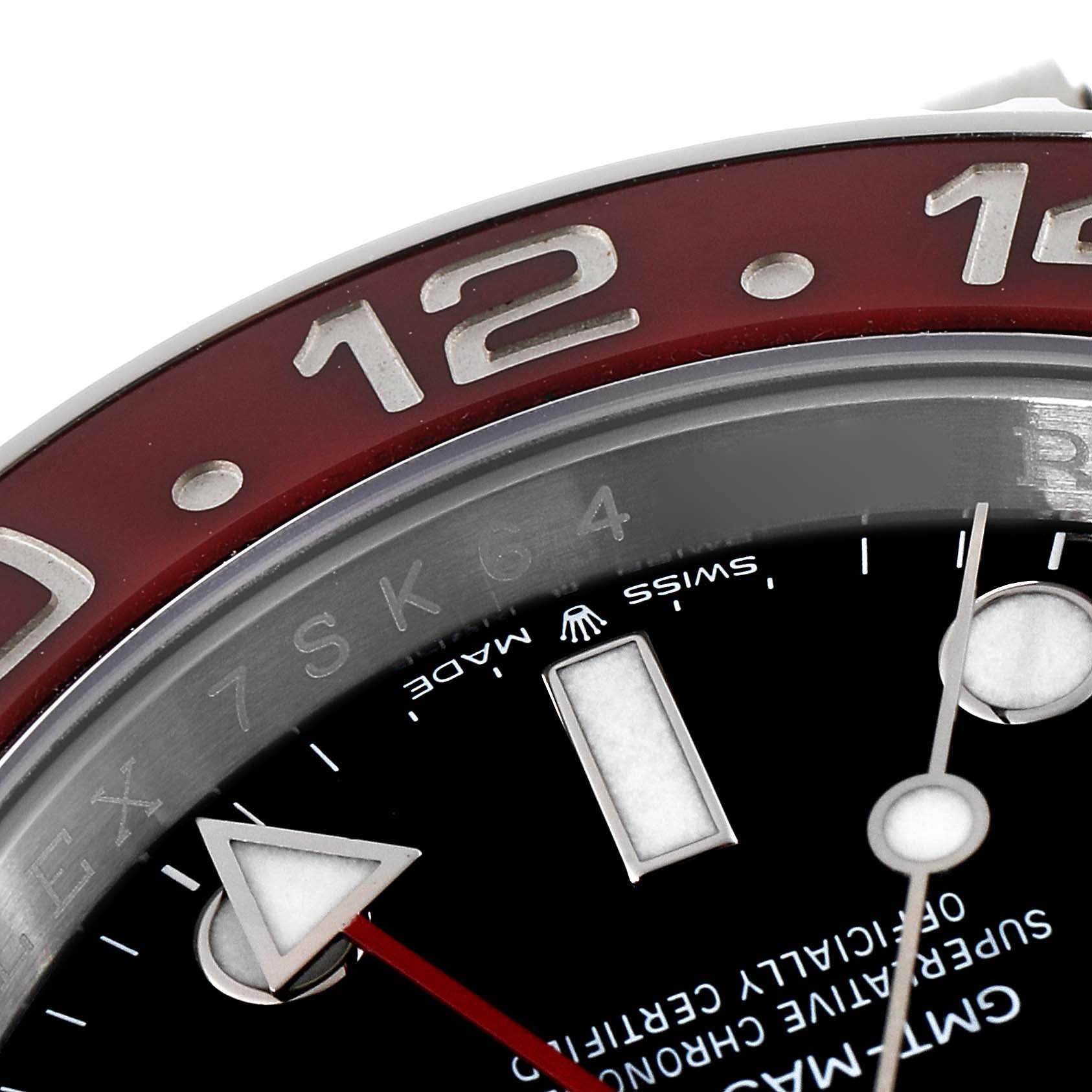 Rolex GMT Master II Pepsi Bezel Jubilee Steel Mens Watch 126710 BLRO Unworn