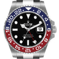 Rolex GMT Master II Pepsi Bezel Oyster Steel Mens Watch 126710 BLRO Box Card