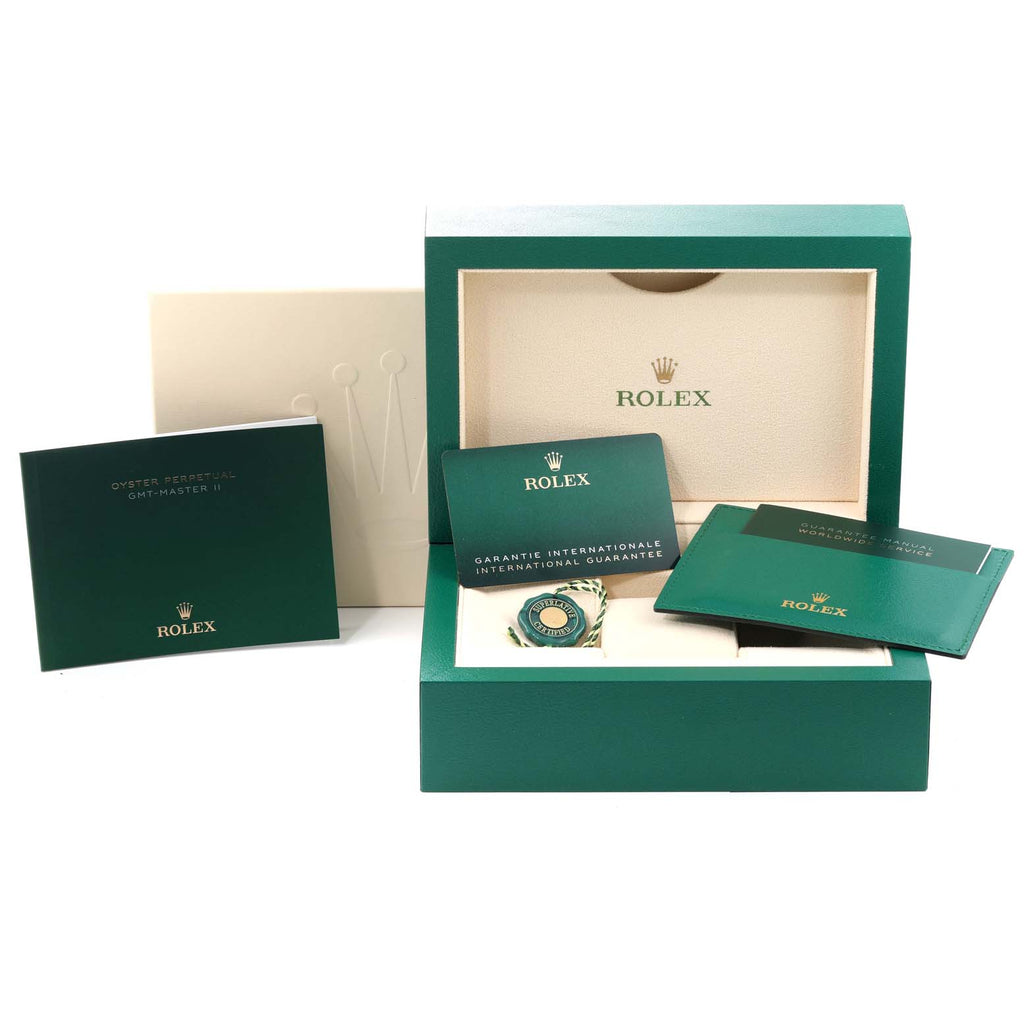 Rolex GMT Master II Pepsi Bezel Oyster Steel Mens Watch 126710 Box Card