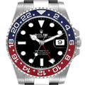 Rolex GMT Master II Pepsi Bezel Oyster Steel Mens Watch 126710 Box Card