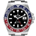 Rolex GMT Master II Pepsi Bezel Oyster Steel Mens Watch 126710BLRO Unworn