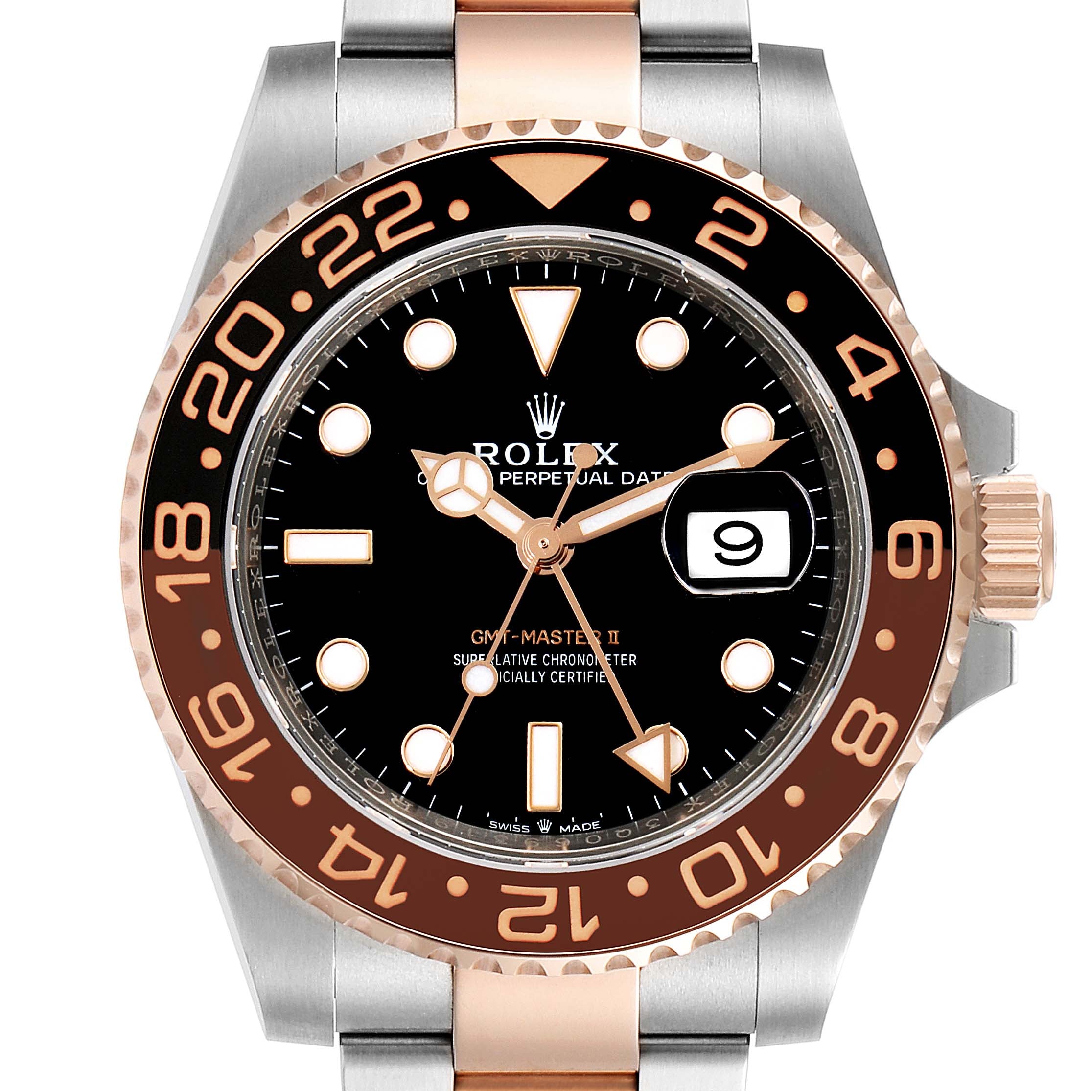 Rolex GMT Master II Steel Everose Gold Mens Watch 126711 CHNR