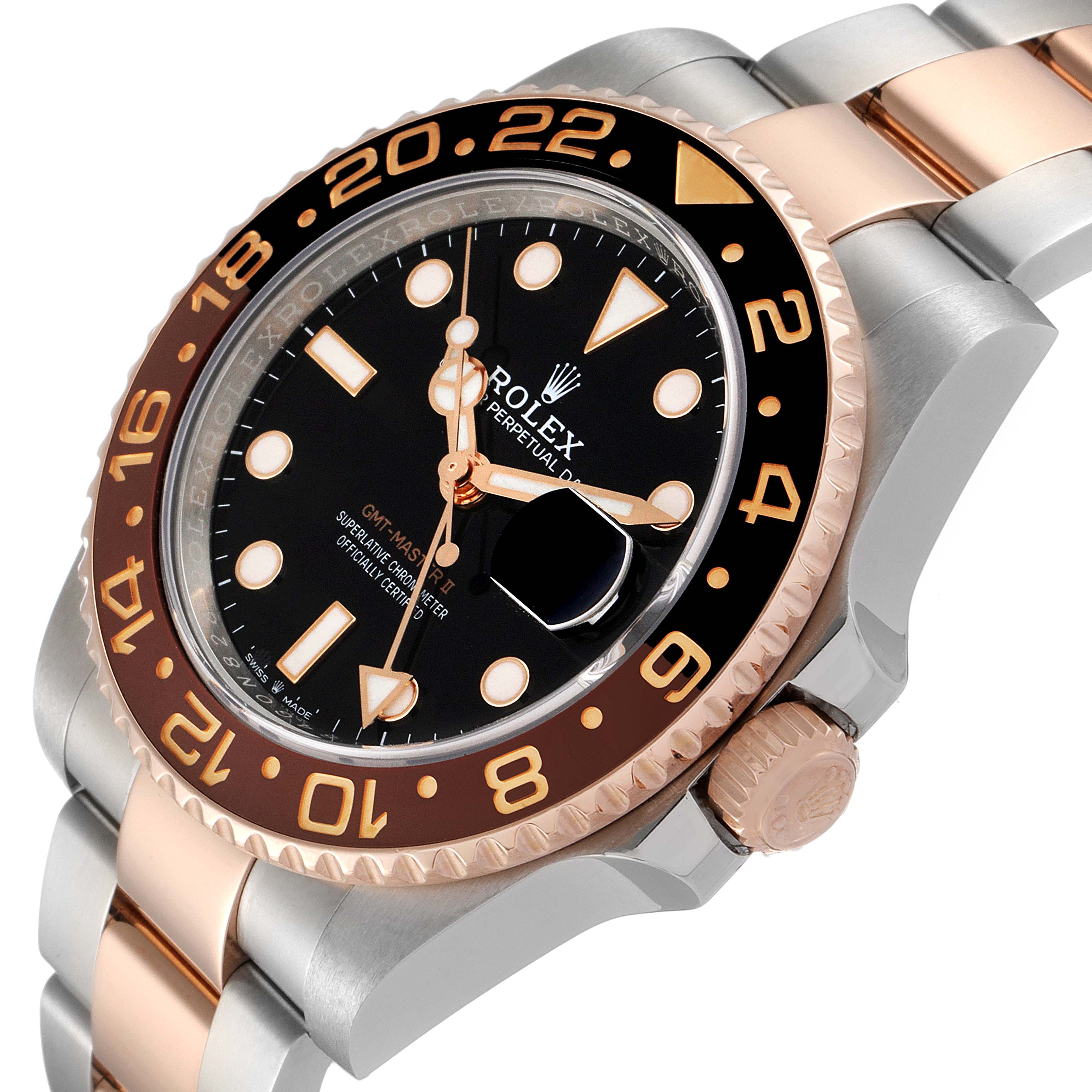 Rolex GMT Master II Steel Everose Gold Mens Watch 126711 CHNR