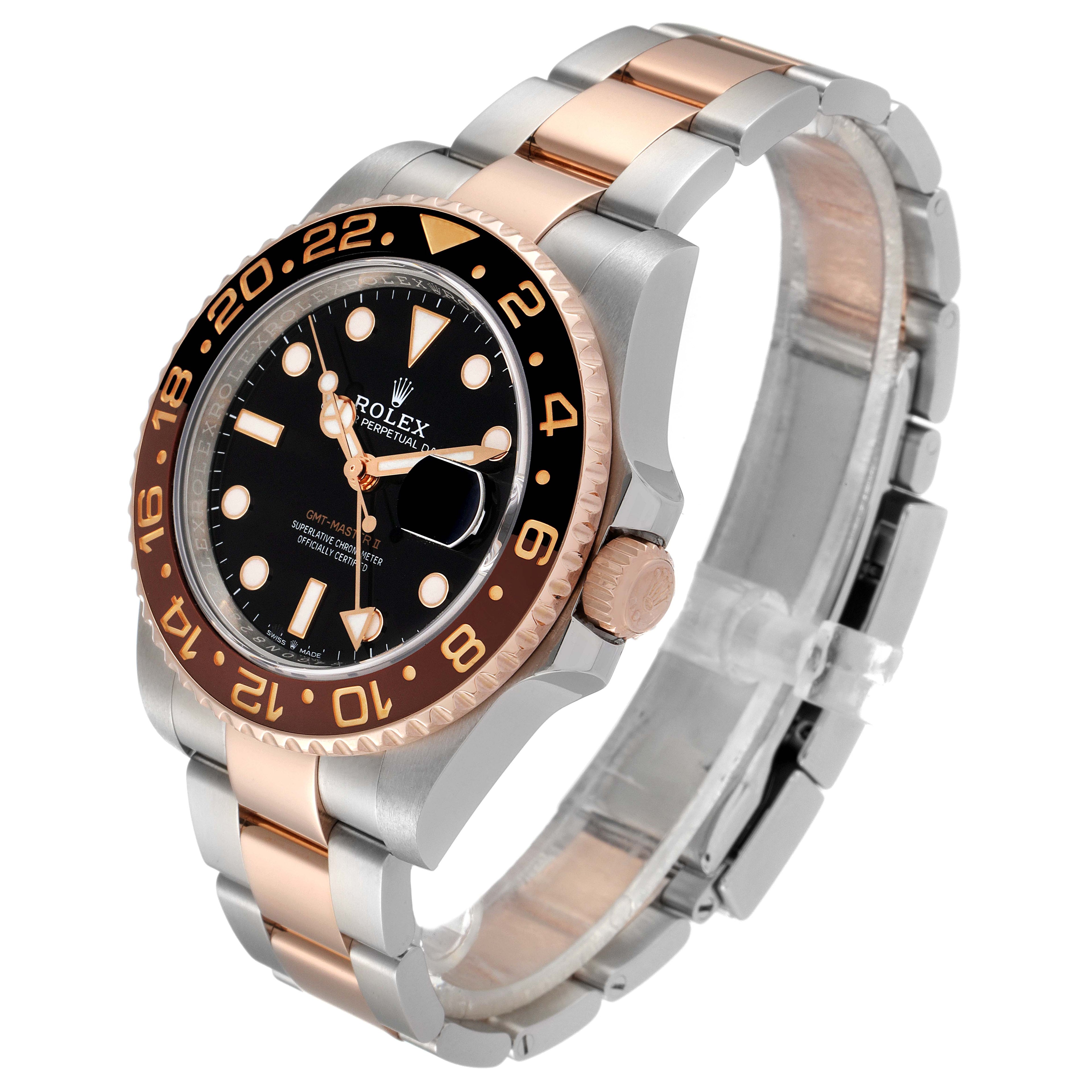 Rolex GMT Master II Steel Everose Gold Mens Watch 126711 CHNR