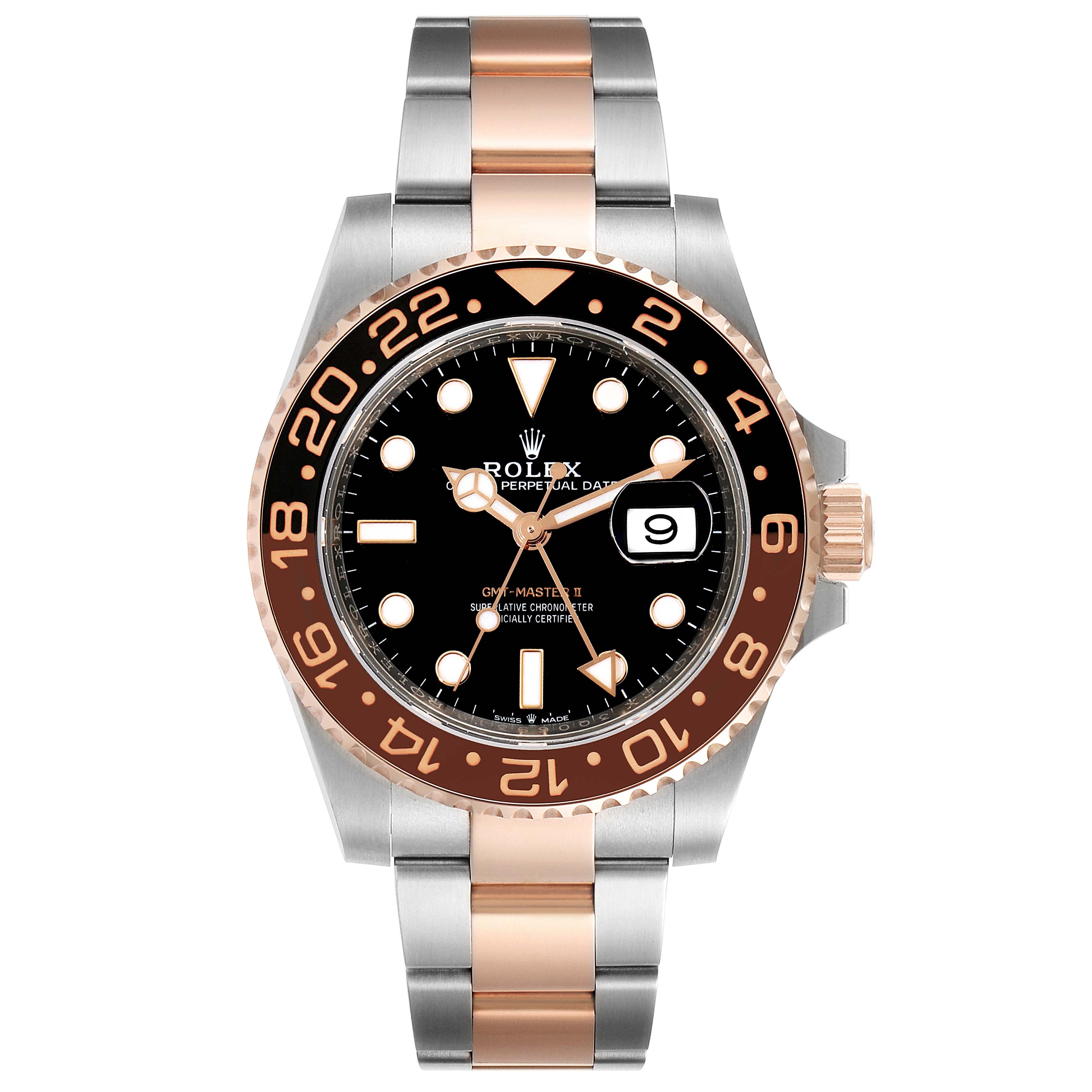 Rolex GMT Master II Steel Everose Gold Mens Watch 126711 CHNR