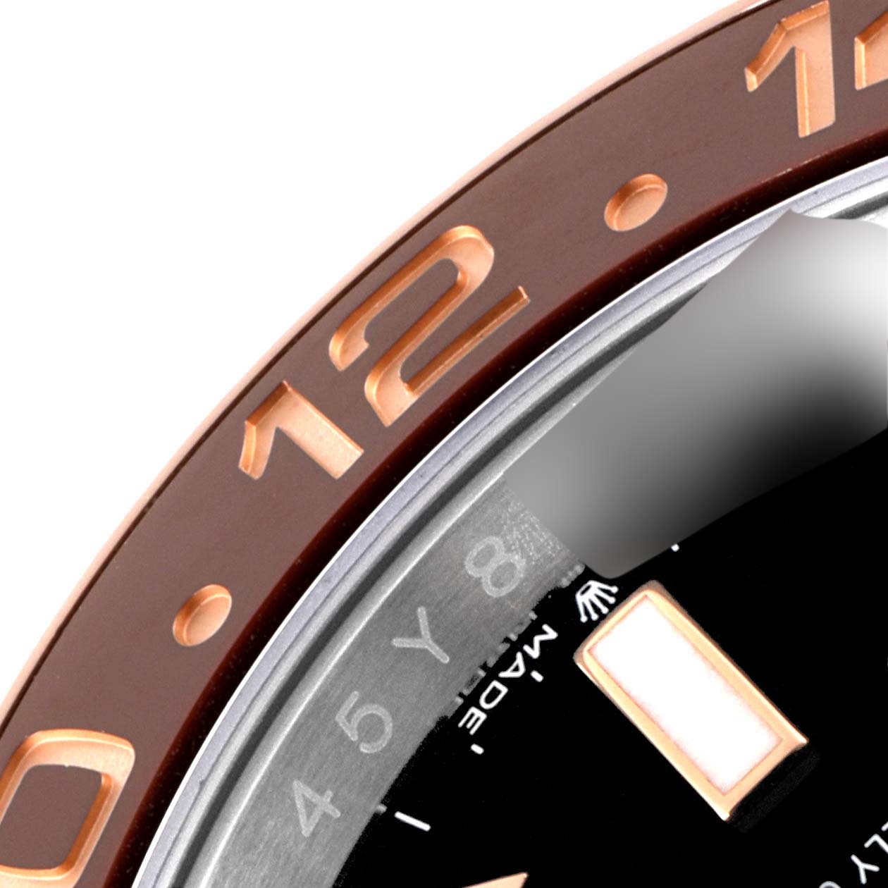 Rolex GMT Master II Steel Rose Gold Mens Watch 126711 CHNR Box Card