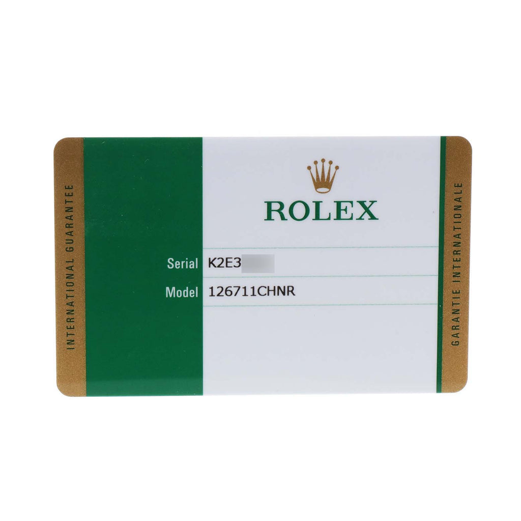 Rolex GMT Master II Steel Everose Gold Mens Watch 126711 CHNR Box Card