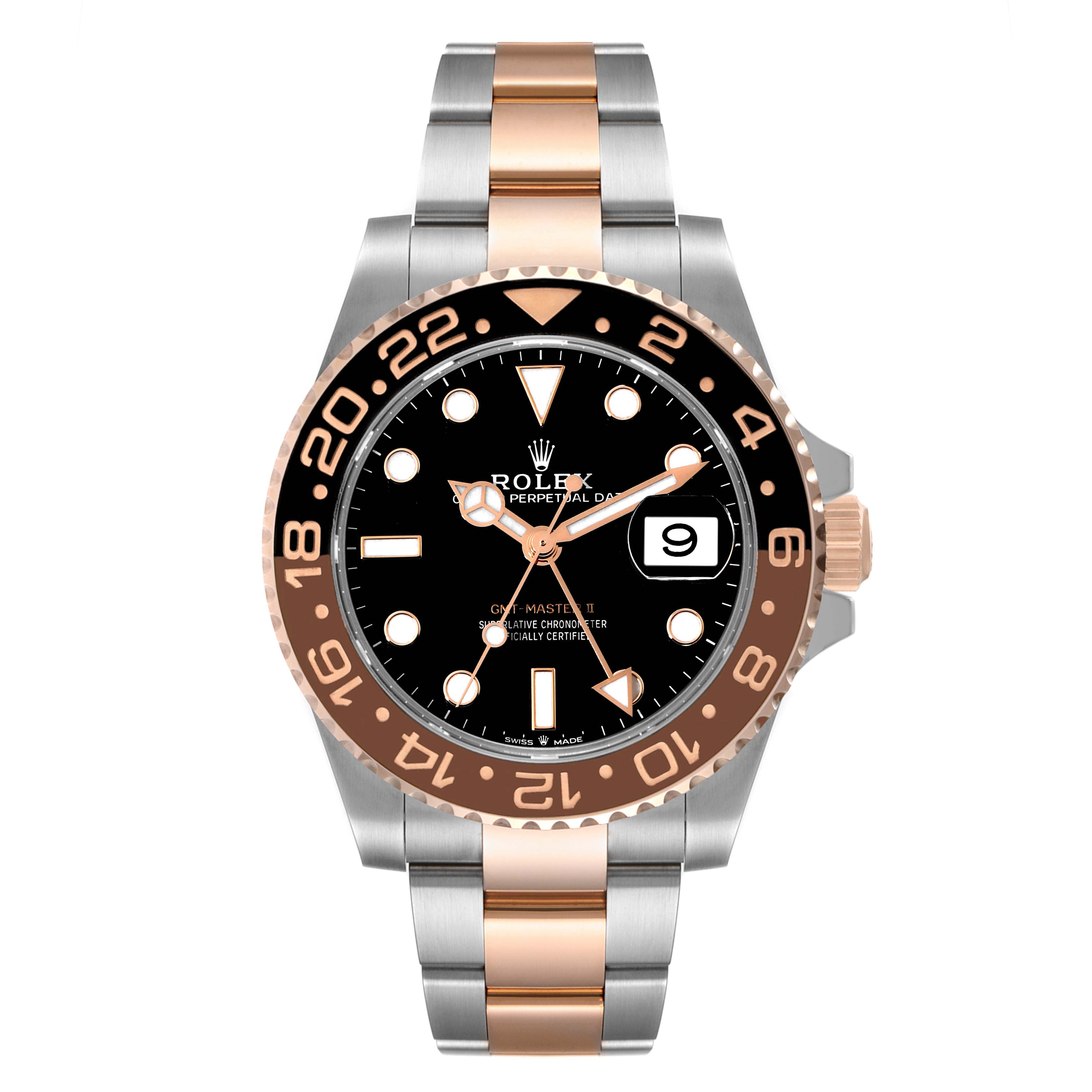 Rolex GMT Master II Steel Everose Gold Mens Watch 126711 CHNR Unworn