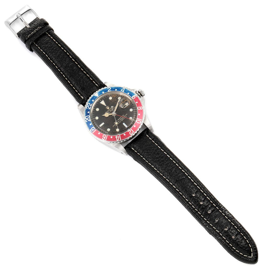 Rolex GMT Master Vintage Red and Blue Pepsi Bezel Mens Watch 1675