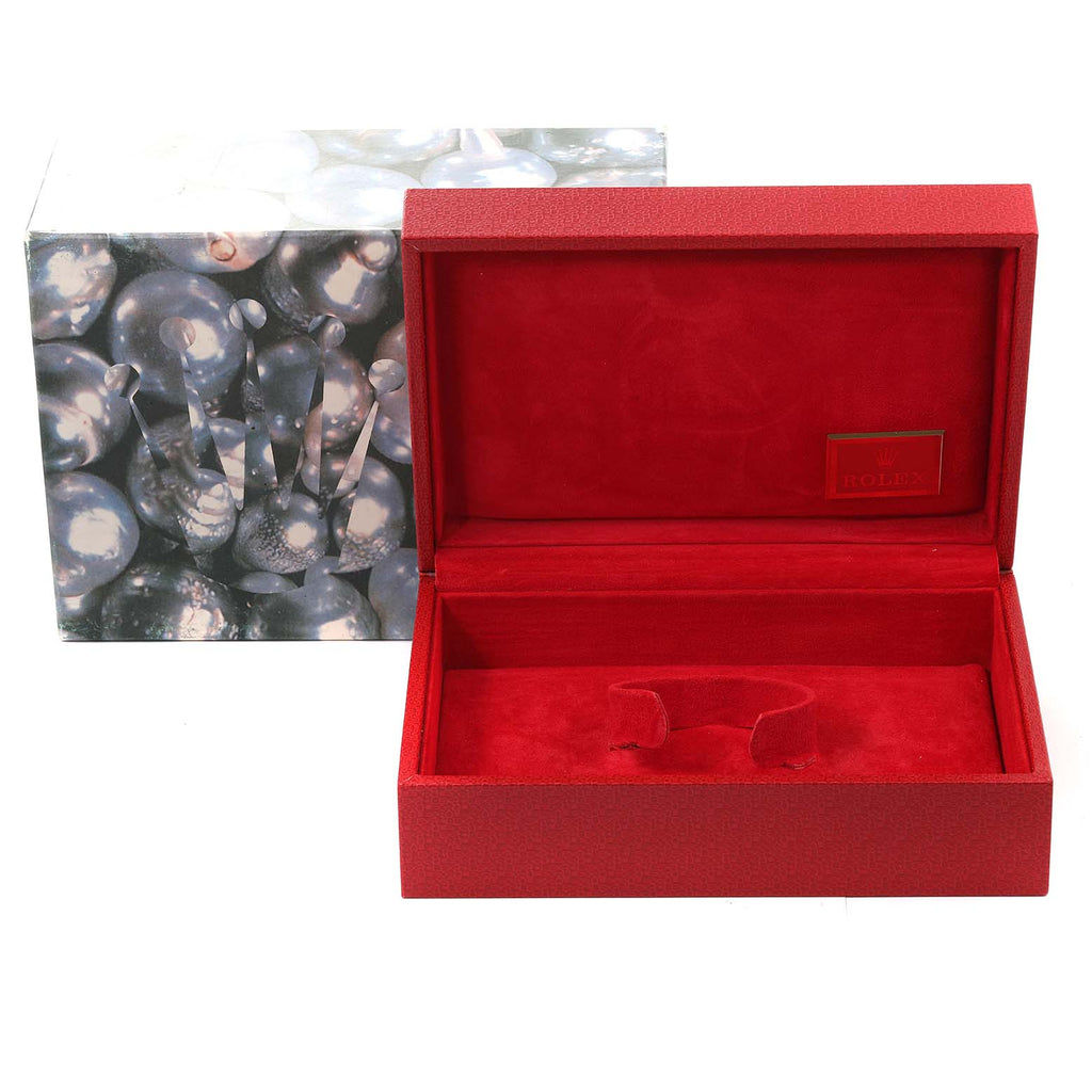 Rolex Pearlmaster White Gold Mother of Pearl Diamond Ladies Watch 80319