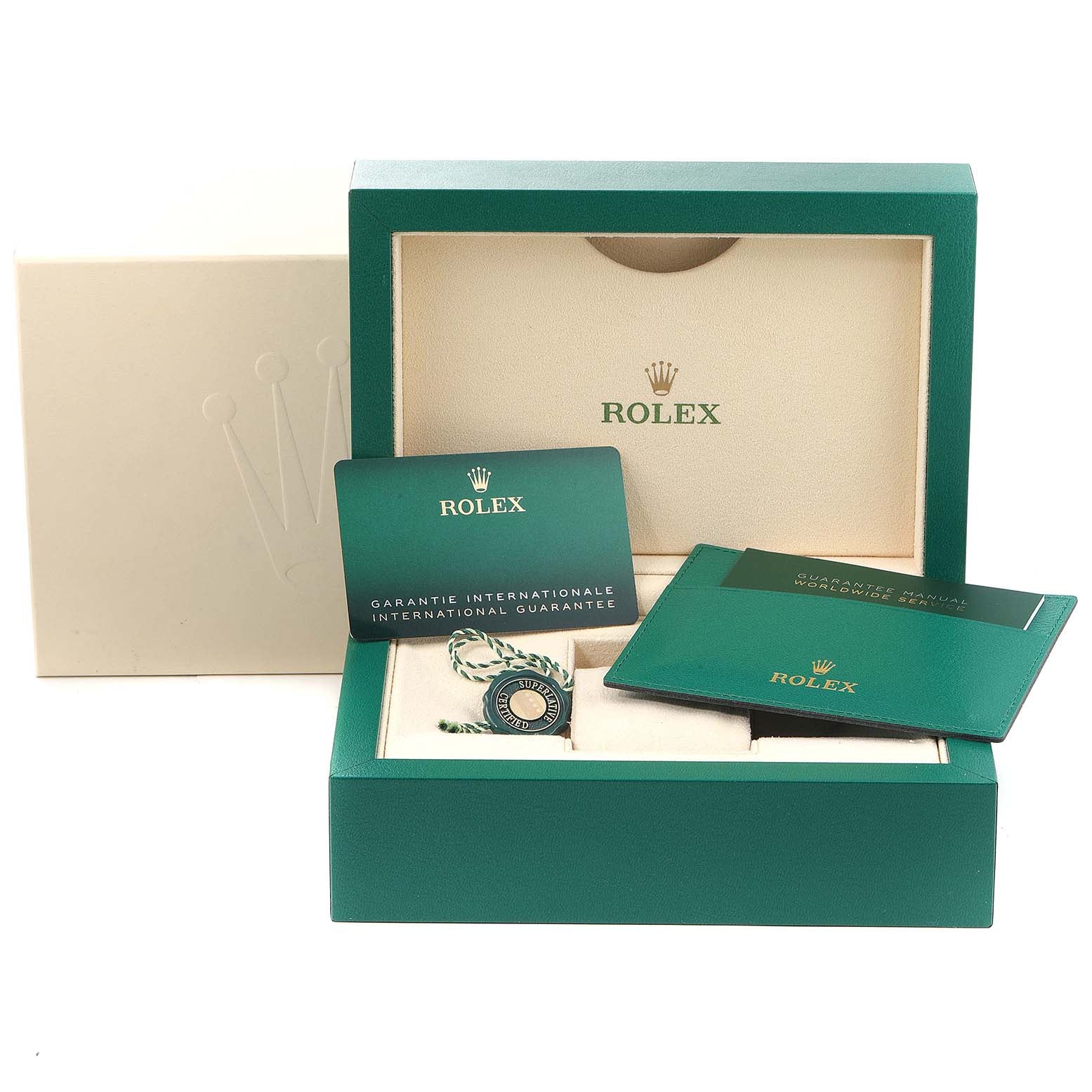 Rolex Milgauss Black Dial Green Crystal Steel Mens Watch 116400 Unworn