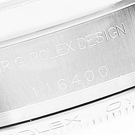 Rolex Milgauss White Dial Stainless Steel Mens Watch 116400 Box Card