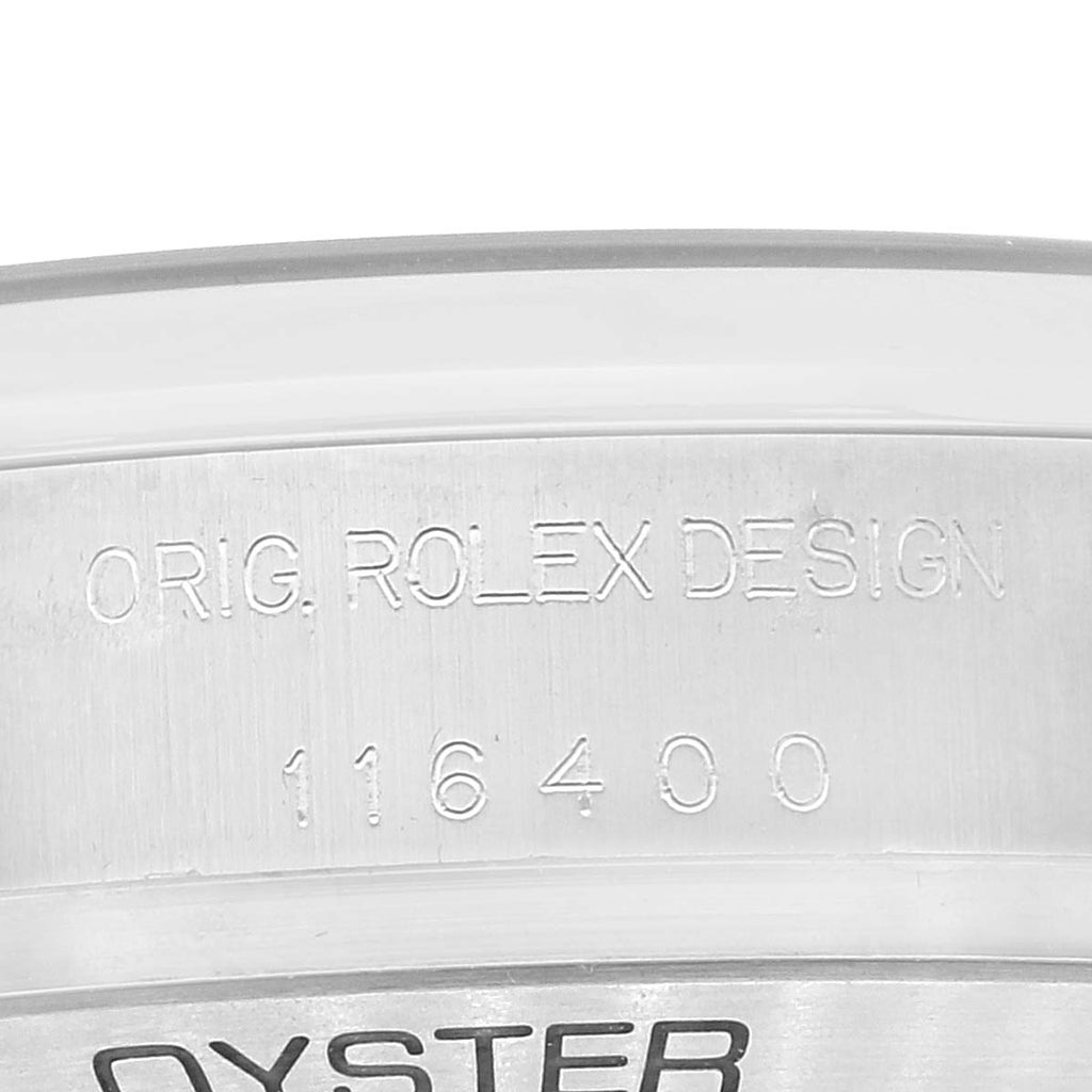 Rolex Milgauss White Dial Stainless Steel Mens Watch 116400V Box Card