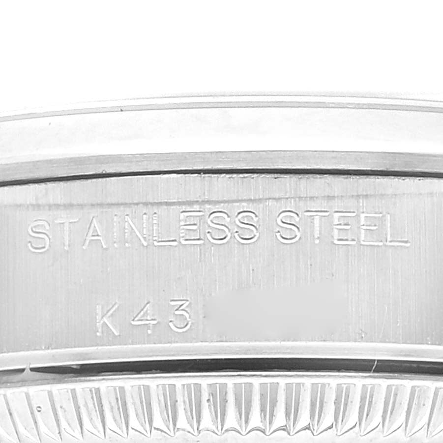 Rolex Oyster Perpetual 24mm Black Dial Steel Ladies Watch 76080