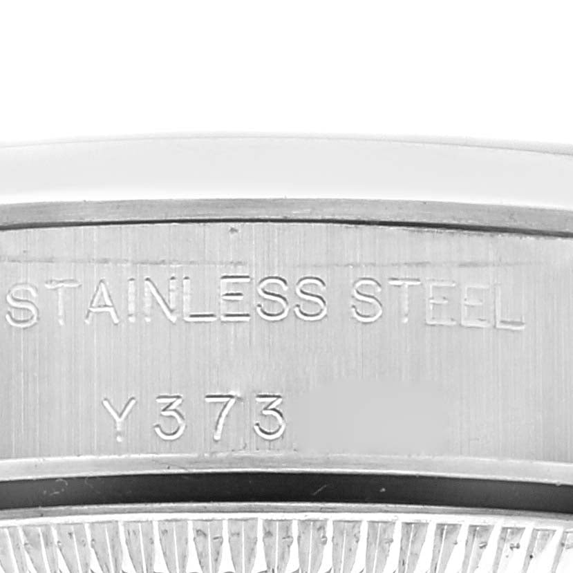 Rolex Oyster Perpetual 24mm Black Dial Steel Ladies Watch 76080 Papers